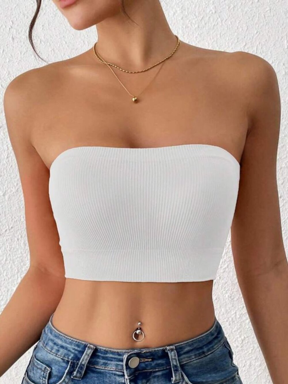SHEIN - Layering Bandeau, Bralette